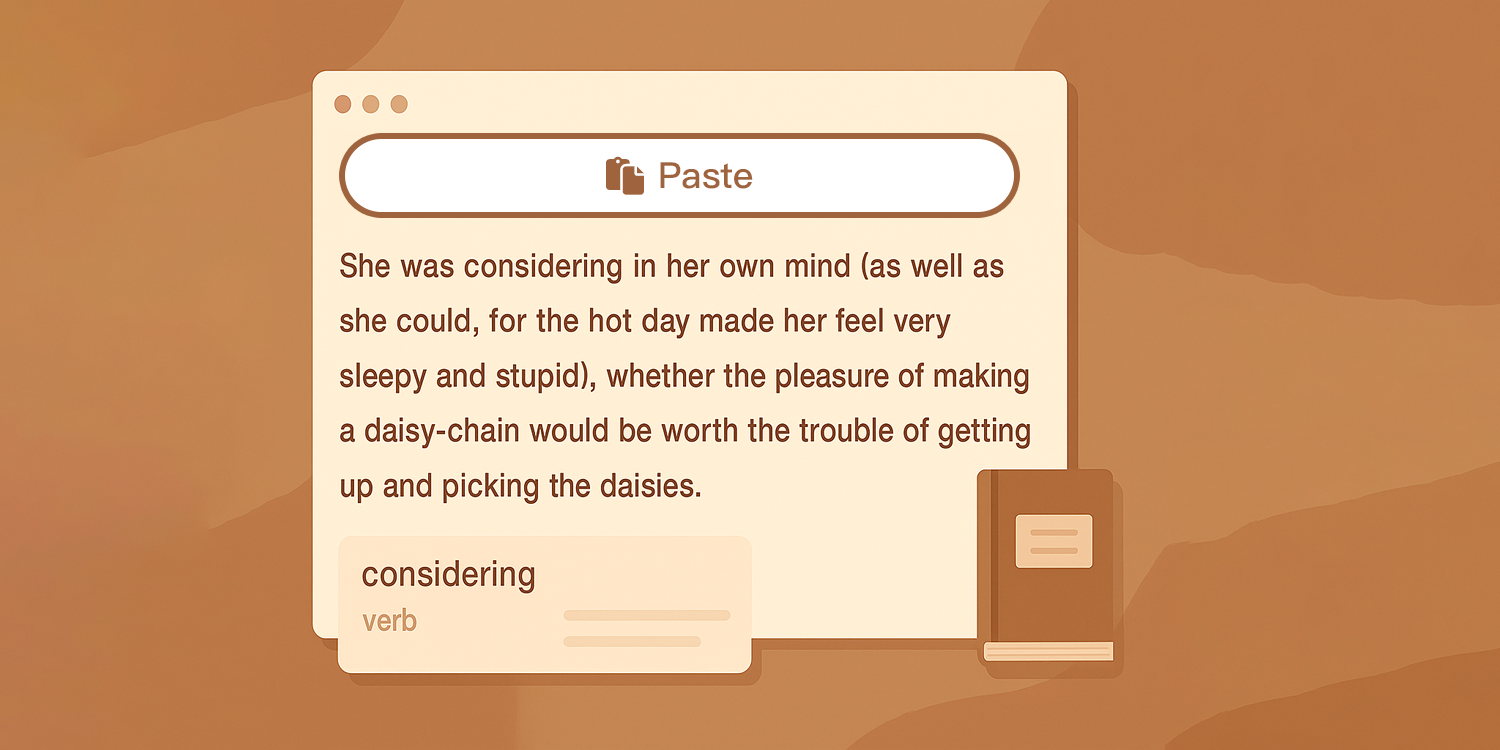 Paste to create coursebooks